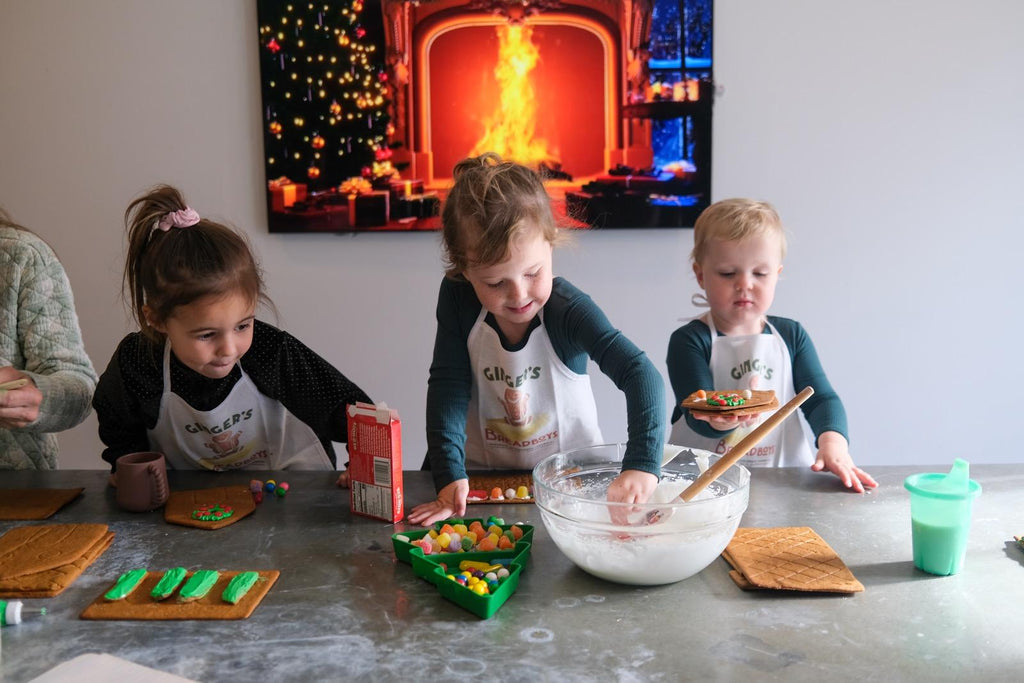 Saturday after Thanksgiving Gingerbread Baking with Ginger's Breadboys