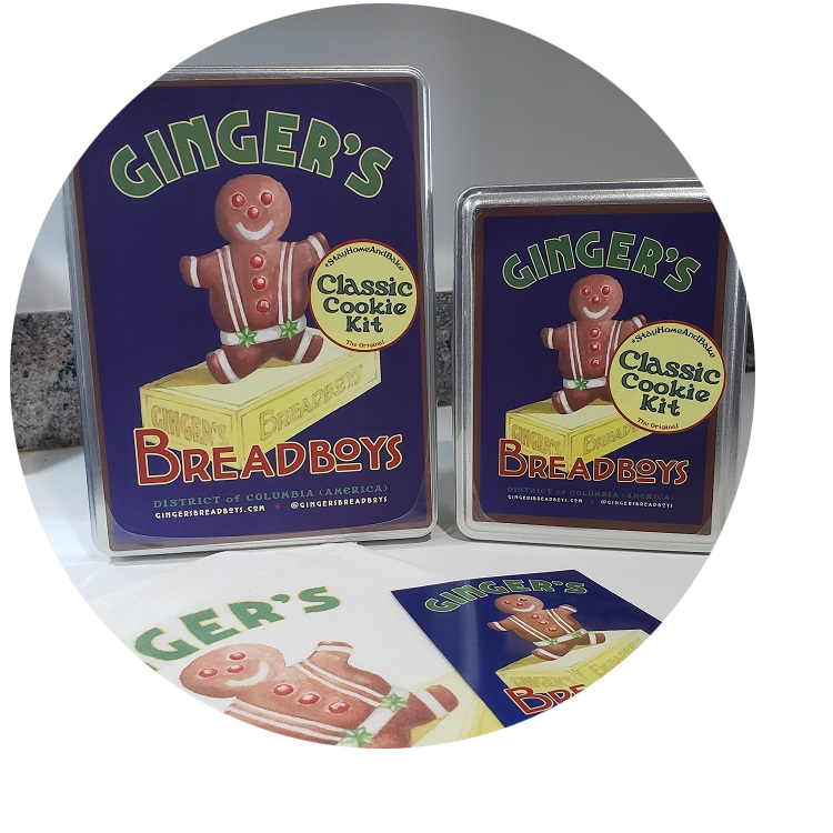 Gingerbread Cookie Kits — Regular Mix — Large Tin