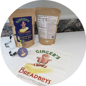 Gingerbread Baking Bundle - Mix, Cutter & Tea Towel