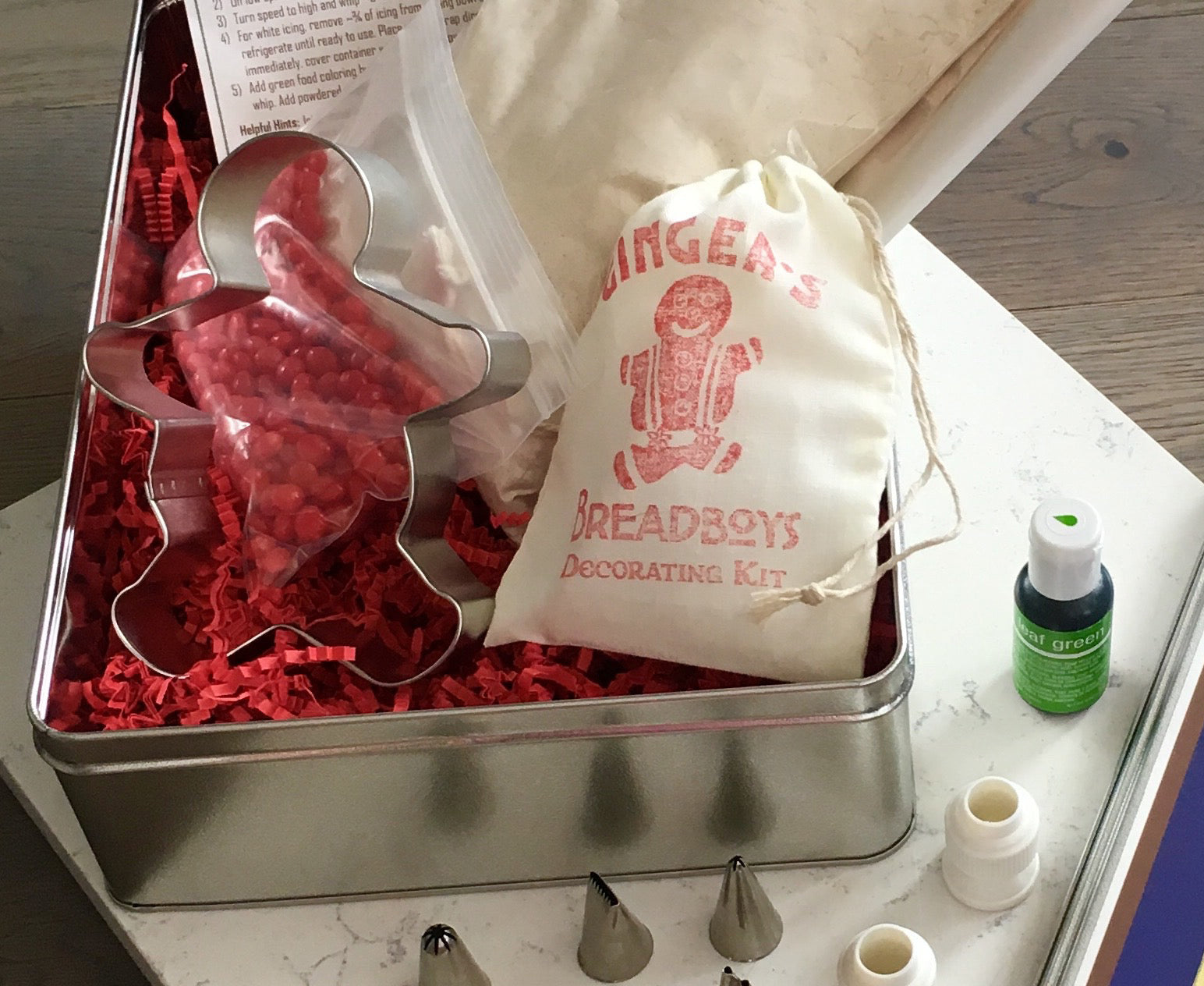 Decorating Kit | Ginger's Breadboys | DIY Gingerbread Boy Baking and Decorating Kits