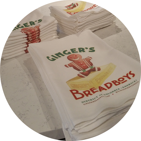 Flour Sack Kitchen Tea Towel | Ginger's Breadboys