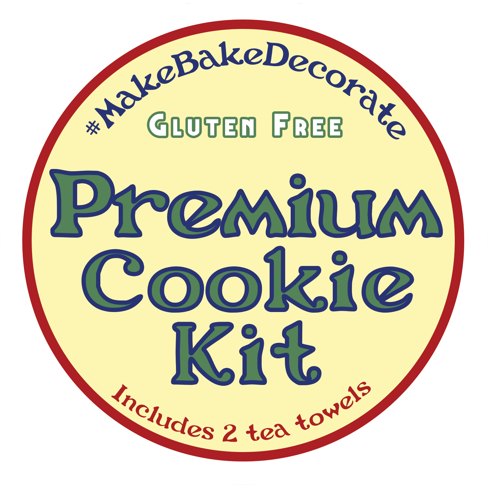 Premium Gingerbread Cookie Kit | Ginger's Breadboys | Gingerbread Man Baking Kit |  Gluten Free Cookie Mix | Gift Box