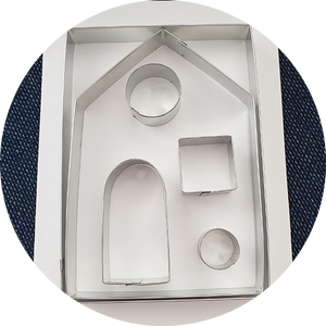 Gingerbread House Cutter Forms | 6-piece | Ginger's Breadboys
